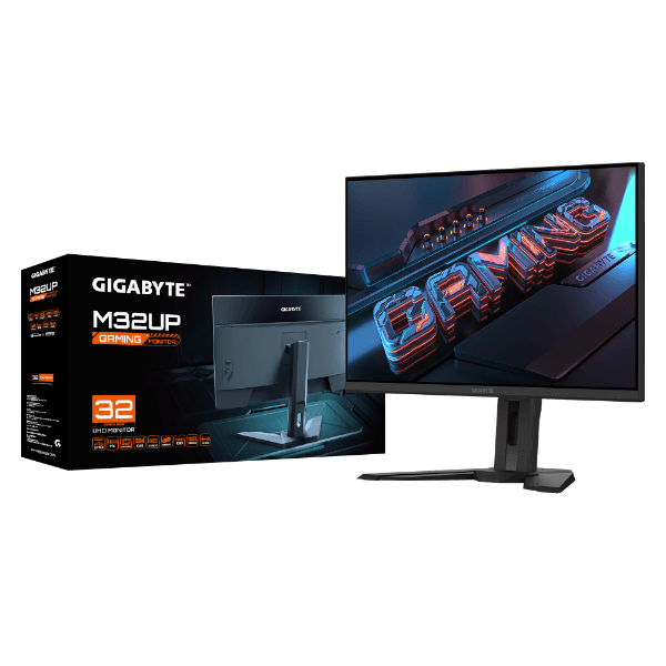 מסך שטוח GIGABYTE M32UP 31.5 אינץ' 4K UHD 160Hz KVM HDR400