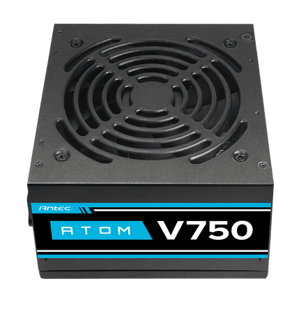 ספק כוח ANTEC ATOM V750 עם מאוורר שקט 120MM