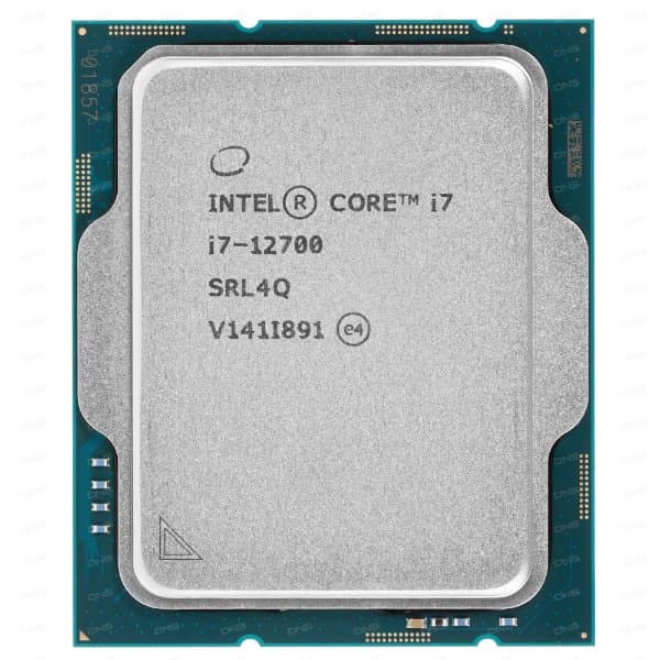 מעבד INTEL i7-12700 עם 12 ליבות ו-25MB קאש