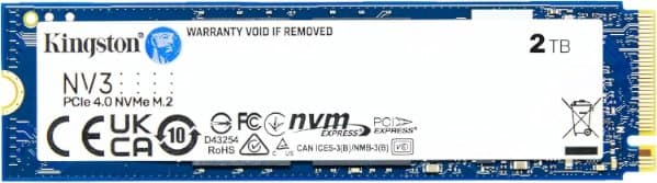 דיסק פנימי Kingston NV3 2TB NVME GEN 4.0 M.2 2280