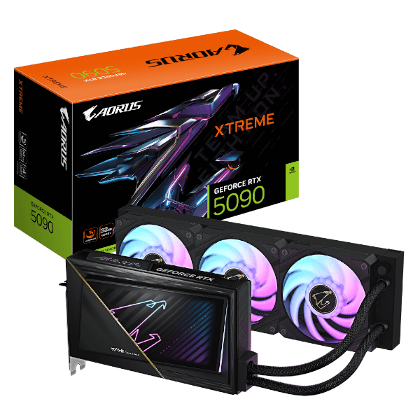 כרטיס מסך AORUS GeForce RTX 5090 XTREME WATERFORCE 32G