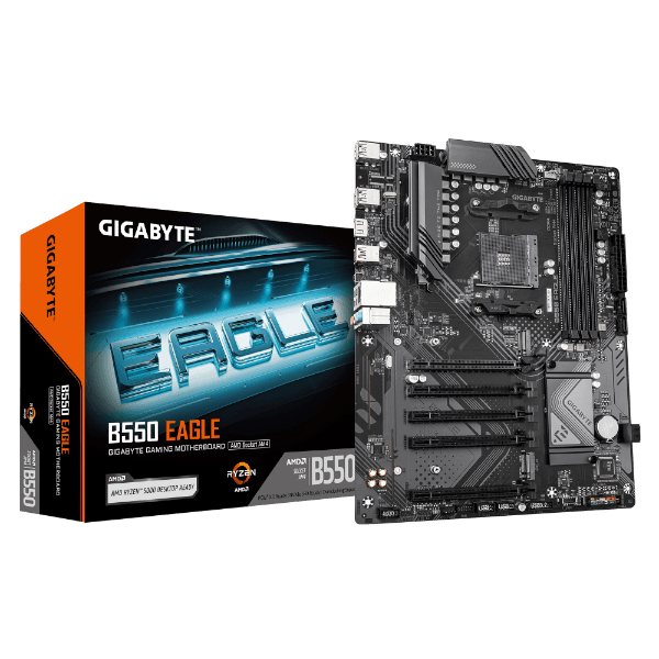 לוח אם GIGABYTE B550 EAGLE DDR4 ATX For AMD AM4