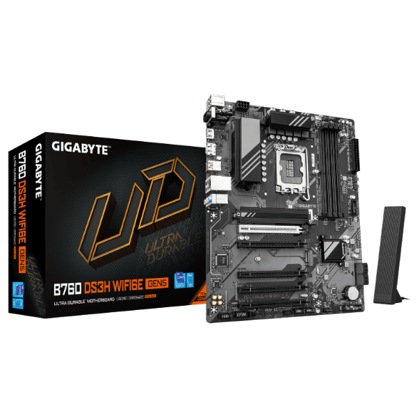 לוח אם GIGABYTE B760 DS3H WF6E ATX DDR5 עם WIFI6E