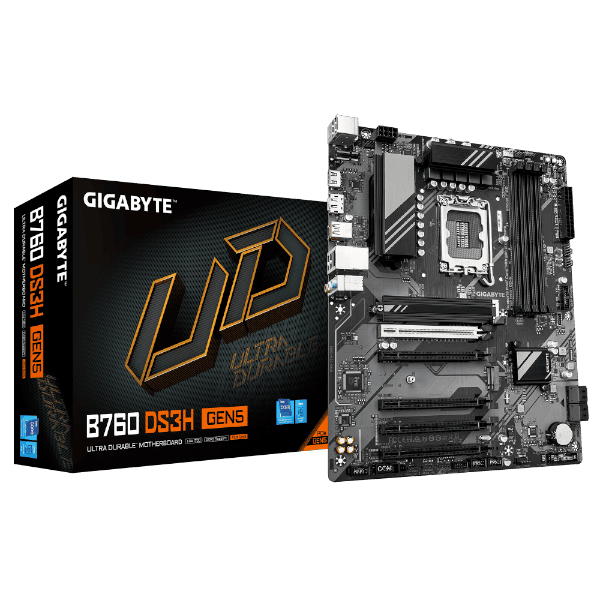 לוח אם GIGABYTE B760 DS3H DDR5 Gen5 ATX HDMI LGA1700