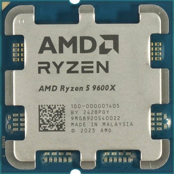 מעבד AMD Ryzen 5 9600X עם 6 ליבות ו-5.4GHz