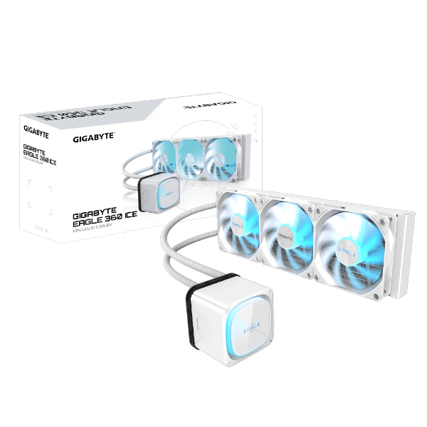 קירור נוזלי GIGABYTE EAGLE 360 ICE ARGB – קירור מתקדם למעבד