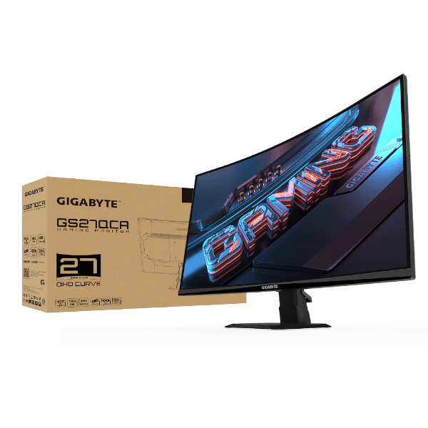 מסך קעור GIGABYTE GBM-2738 עם 180Hz ורזולוציית QHD