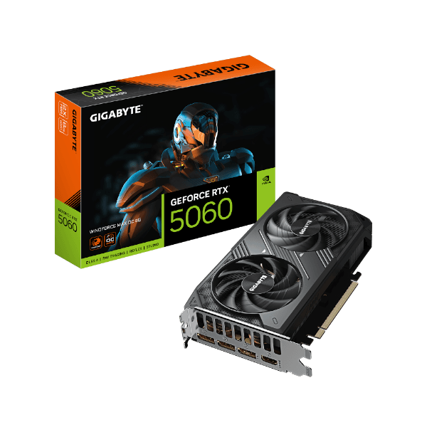 כרטיס מסך Gigabyte 5060 Windforce2 MAX OC 8GB PCIe 5.0