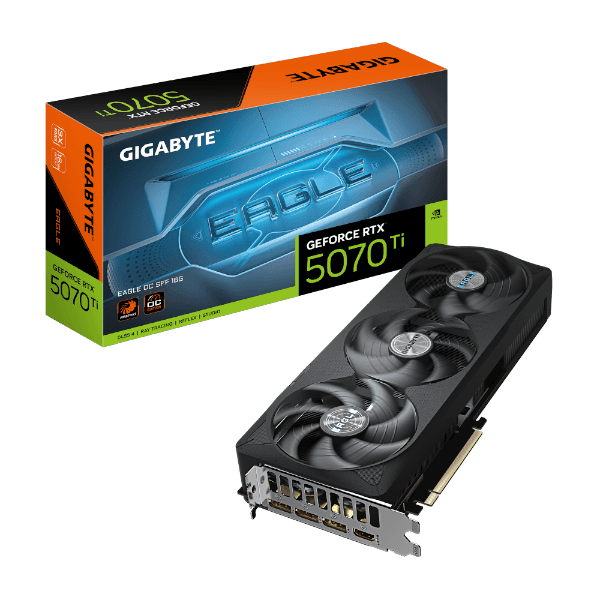 כרטיס מסך GIGABYTE GeForce RTX 5070 Ti EAGLE OC SFF 16G – ביצועים גבוהים