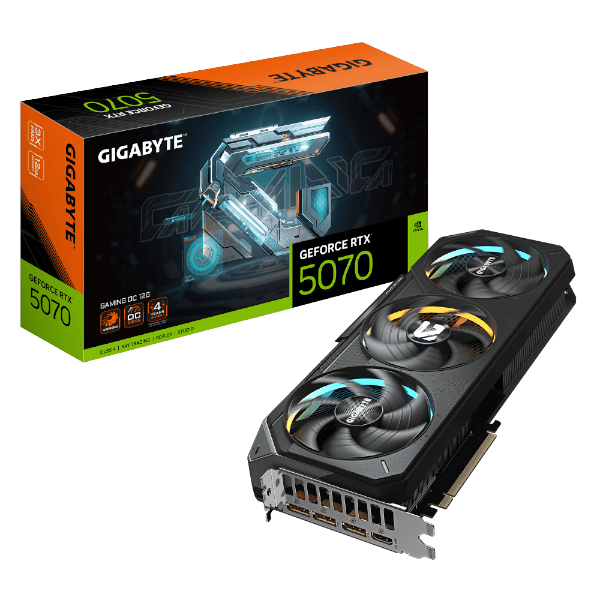 כרטיס מסך GIGABYTE GeForce RTX 5070 GAMING OC 12G