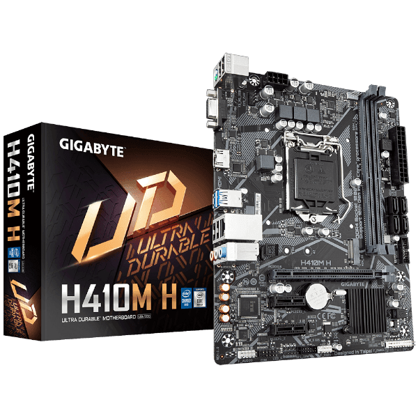 לוח אם GIGABYTE H410M H Micro-ATX ל-Intel דור 10