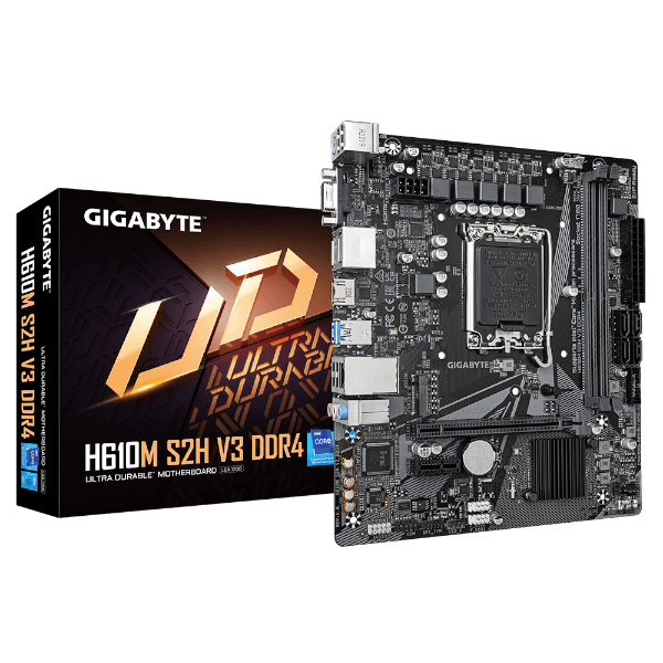 לוח אם GIGABYTE H610M S2H V3 Micro-ATX עם HDMI ו-DP