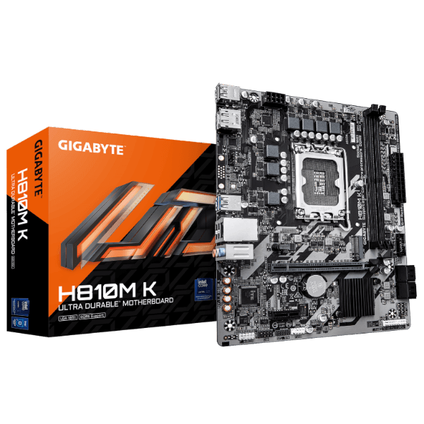 לוח אם GIGABYTE H810M K DDR5 M-ATX – לדור 15