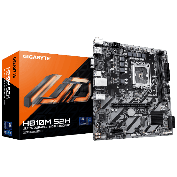 לוח Gigabyte H810M S2H 1.0 Micro-Atx DDR5 LGA1851 VGA HDMI