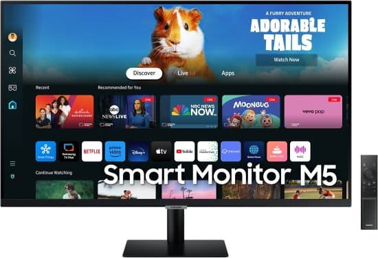 מסך חכם SAMSUNG S32 VA עם HDR10 ודיבורית Bluetooth