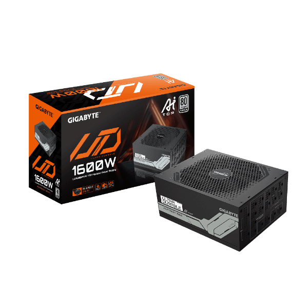 ספק כוח GIGABYTE UD1600PM PG5 AI TOP 80 Plus Platinum Moddular