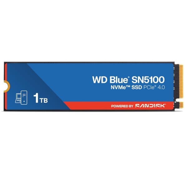 דיסק פנימי WD BLUE SN5100 1TB NVMe PCIe Gen4.0 מהיר